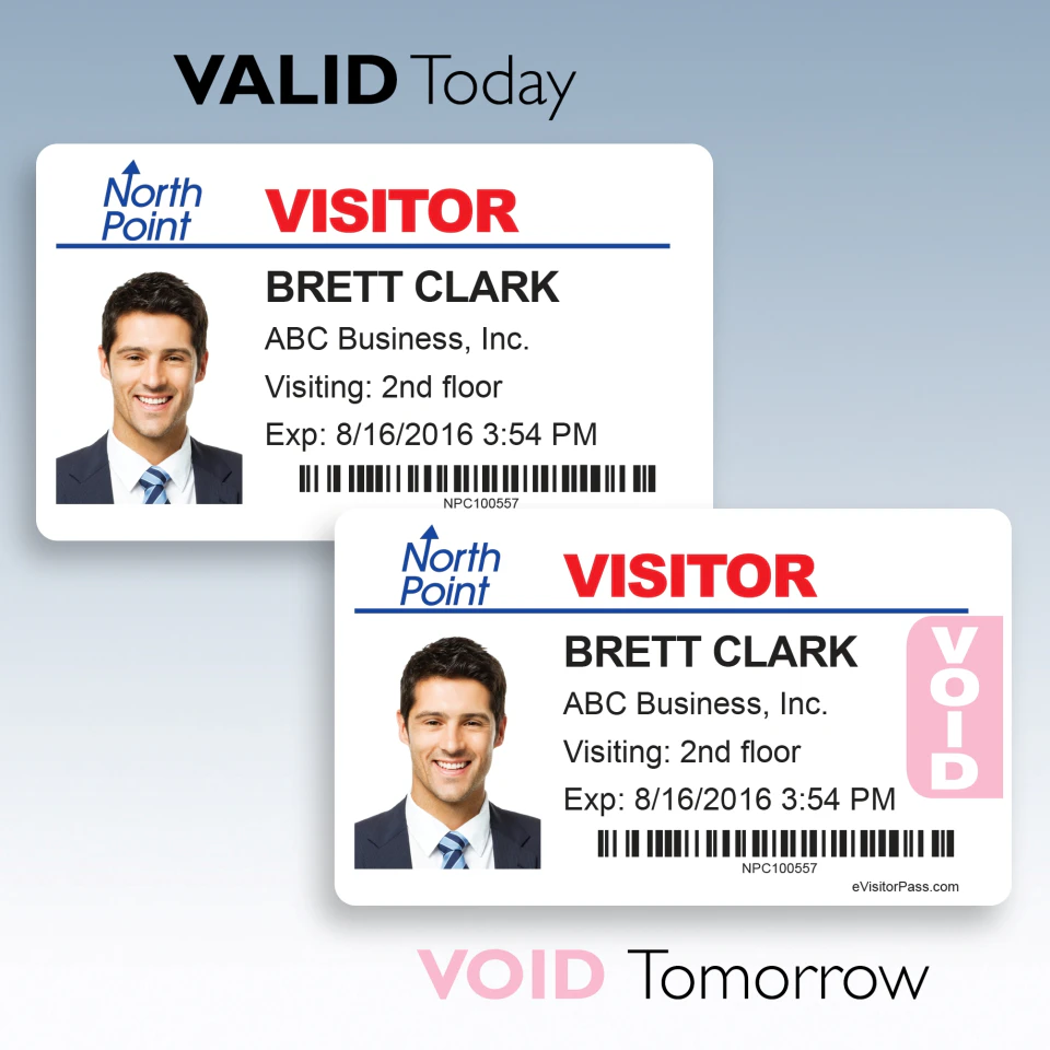 screenshot of eVisitor Software